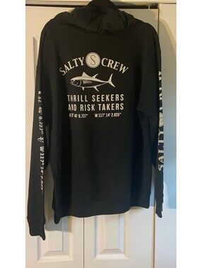 Salty Crew L Black Hoodie